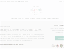 Tablet Screenshot of olympicphotocircuit.com